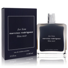 Narciso Rodriguez Bleu Noir for Men Eau de Toilette Extreme Spray 3.4 Ounce