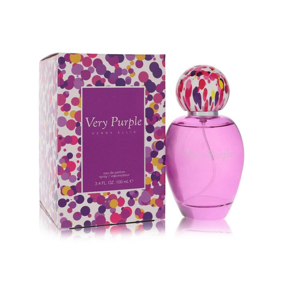 Perry Ellis Very Purple By Perry Ellis Eau De Parfum Spray 3.4 Oz For Women