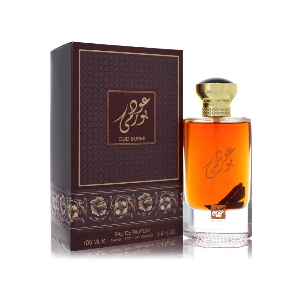 Rihanah Oud Burmi By Eau De Parfum Spray (Unisex) 3.4 Oz (Women) V728-545890