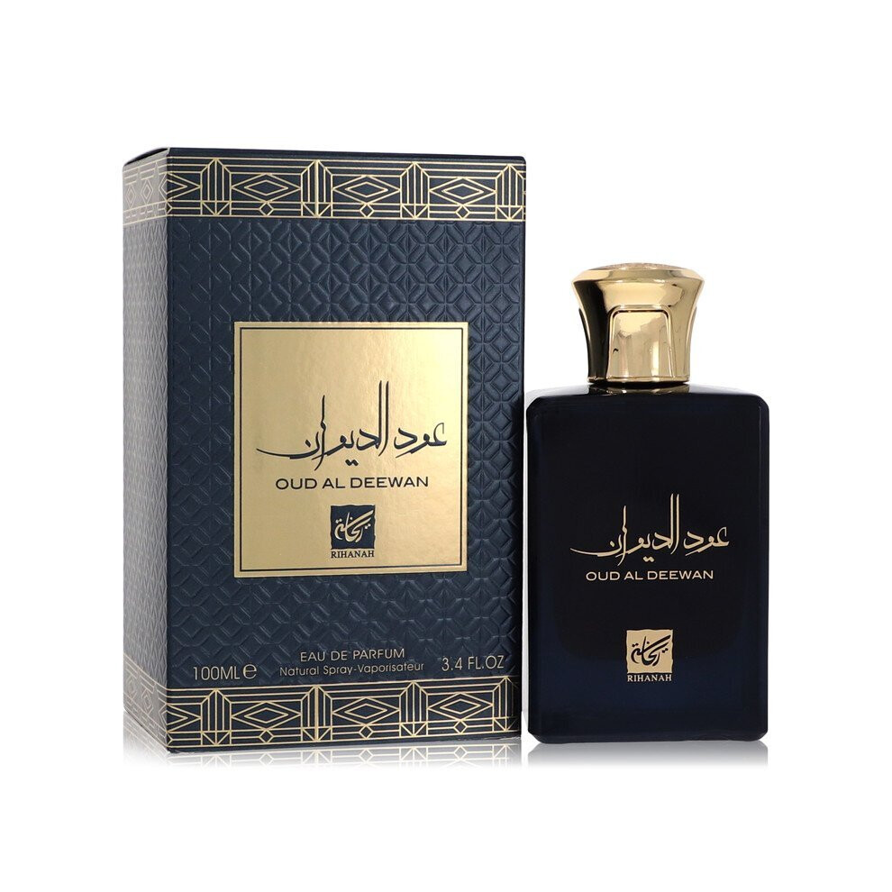 Rihanah Oud Al Deewan By Eau De Parfum Spray (Unisex) 3.4 Oz (Women) V728-545892