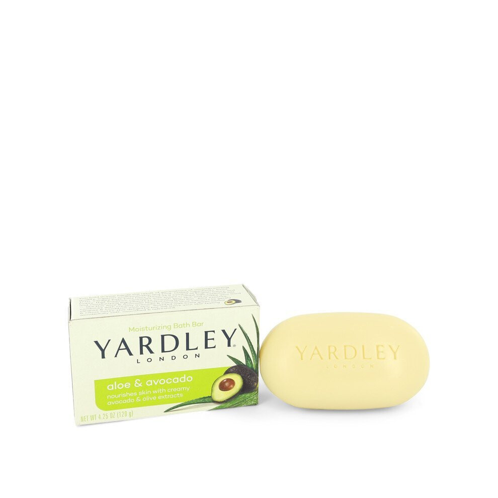 Yardley London U-BB-1555 4.25 oz Unisex Aloe & Avocado Bar Soap