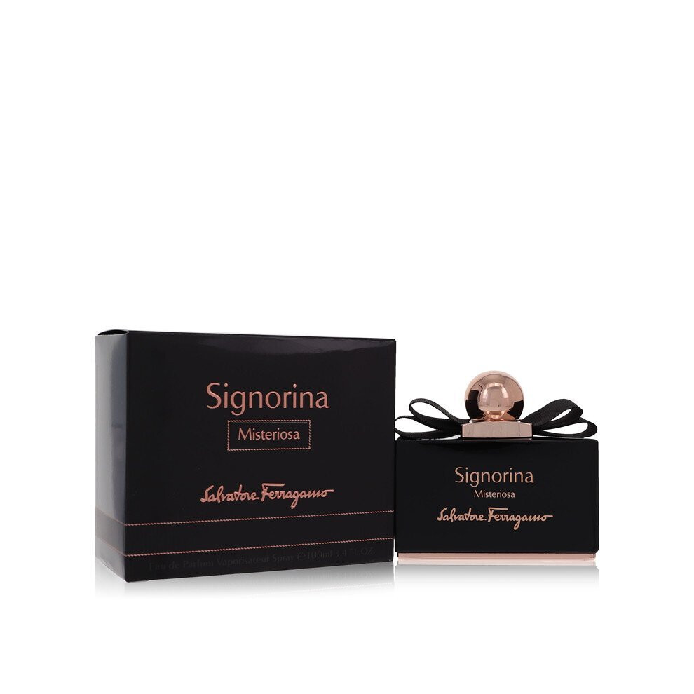 Salvatore Ferragamo Girls Black/Orange Signorina Misteriosa Eau De Parfum 100Ml Spray - Image 4