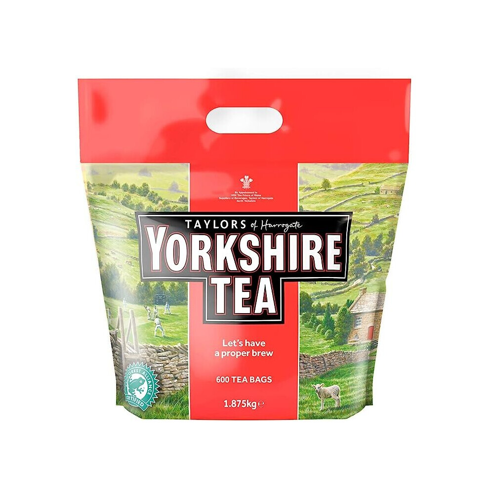 Yorkshire Tea Bags 1.875 Kg (600 Tea Bags)