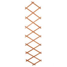(1x Small 180cm x 30cm) Natural Extendable Wood Lattice Patio Yard Garden