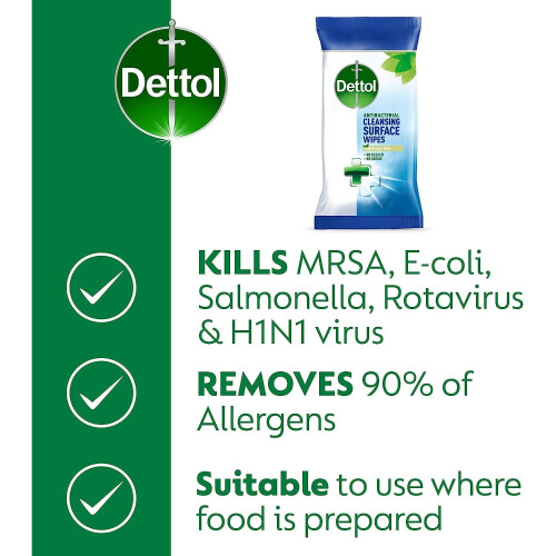 Dettol Dettol Anti-Bacterial Surface Cleaning Wipes, 756-Piece 2