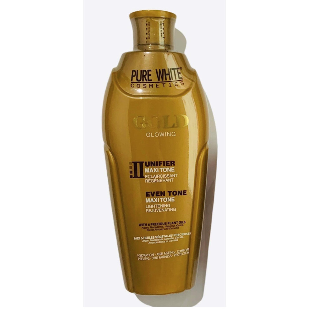 Pure White White/Gold Pure Glowing Maxi Tone Lightening Large Lotion 400 Ml