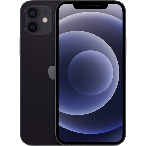 Refurbished Apple Apple iPhone 12 128GB SIM Free Unlocked - Black