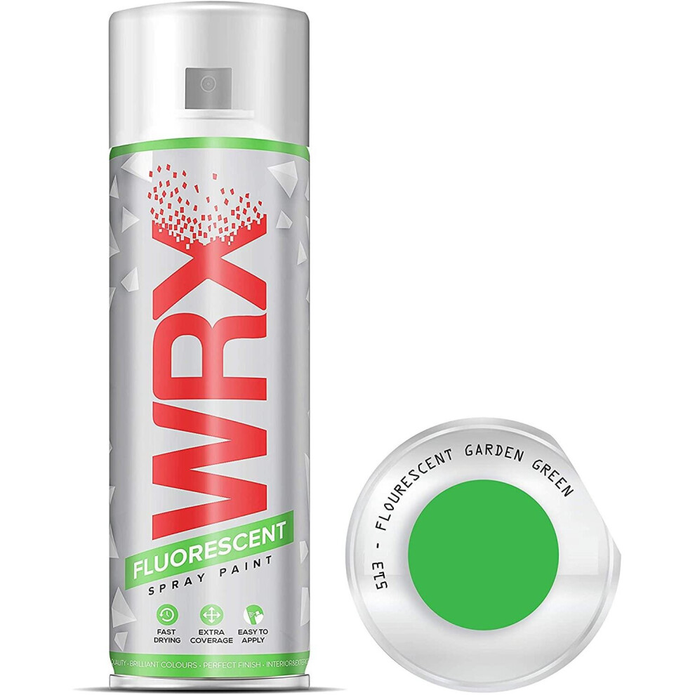 Rackhams Green 3X Wrx Fluorescent Garden Spray Paint 400Ml - Image 3