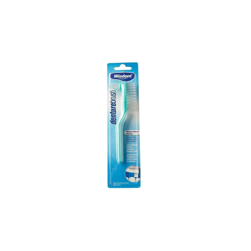 Brand:-Wisdom Wisdom Denture Brush - Color May Vary