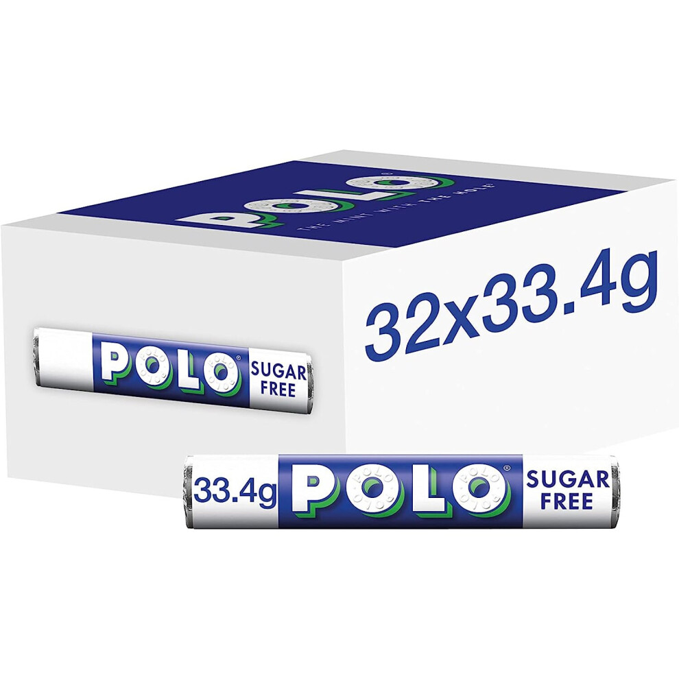 Polo Sugar Free Mints Tubes, 32 x 33.4 g