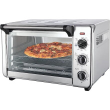 Russell Hobbs 26680 20L Air Fryer Mini Oven - Family Countertop Electric Convection, Airfryer, Grill and Toaster Oven, Stainless Steel, 1500 Watts