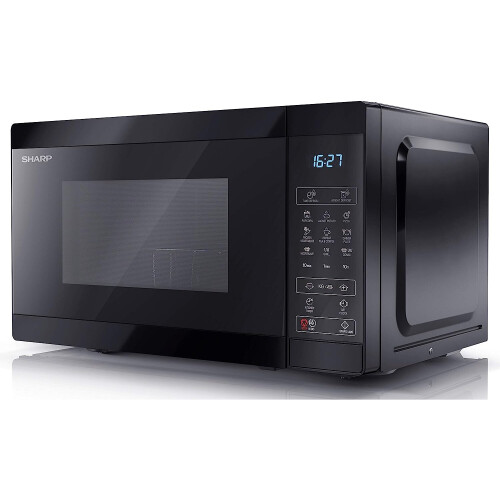 Sharp SHARP YC-MG02U-B Compact 20 Litre 800W Digital Microwave with 1000W Grill