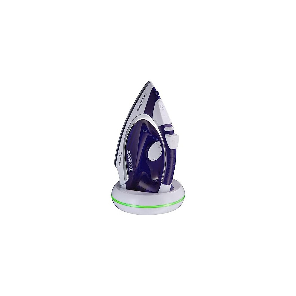 Russell Hobbs 23300 Freedom Cordless Iron, 2400 W, Purple/White, Porcelain