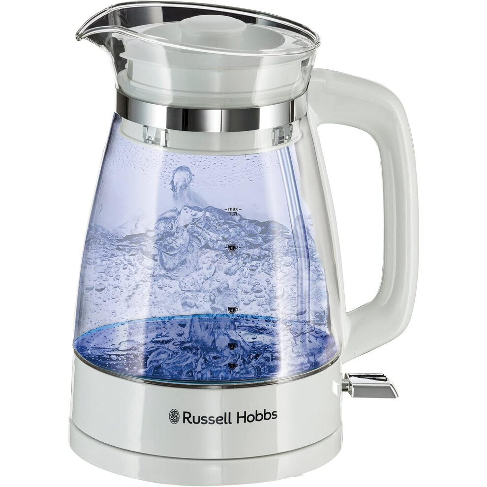 Russell Hobbs 26081 Classic Glass Kettle White