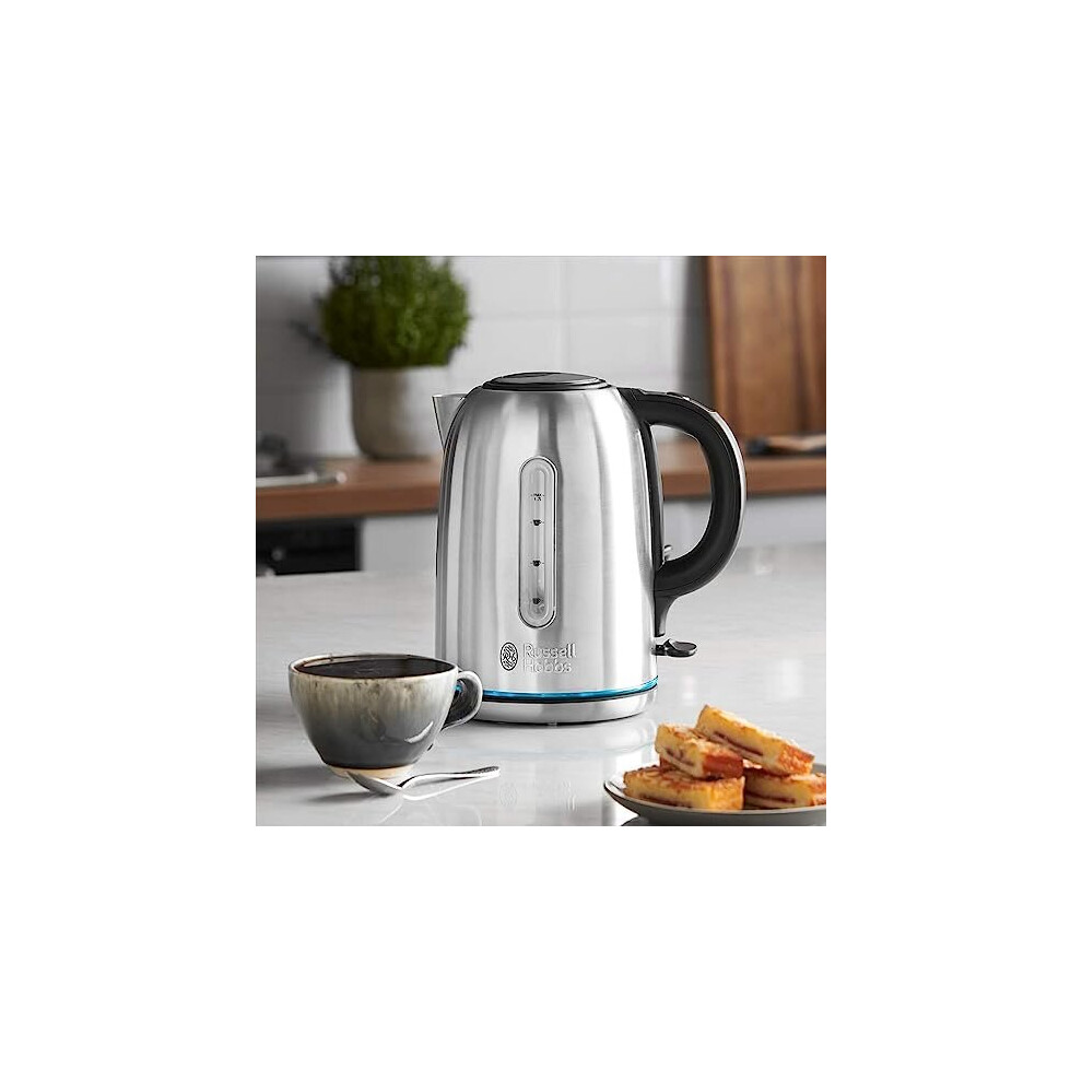 futura-4-slice-toaster-18790---stainless-steel-silver---hobbs-20460-buckingham-quiet-boil-kettle--3000-w--1-7-litre--brushed-stainless-steel-silver