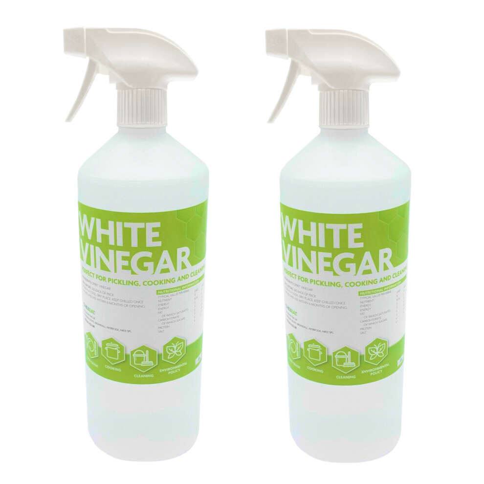 Hexeal WHITE VINEGAR | 2L Spray | Food Grade Suitable for Cleaning, Baking, Cooking and Pickling