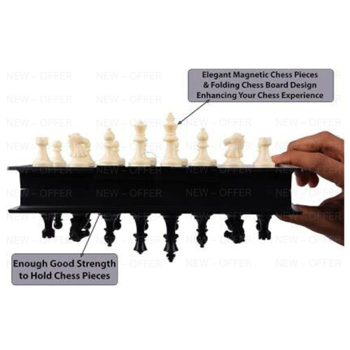 LARGE Magnetic Chess Set Foldable Board Size 32CM X32CM 2