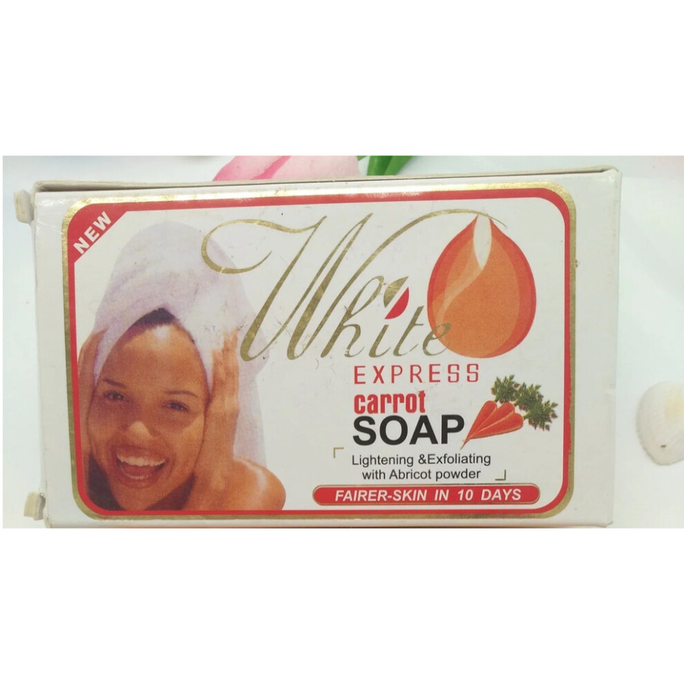 White Express Carrot Soap Fairer Skin in 10 Days 200g