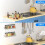 Wall Mounted Spice Rack Organizer,Clear Acrylic Spice Shelf Storage Holder for Wall Kitchen Pantry Cabinet Door 4 Pack 6