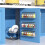 Wall Mounted Spice Rack Organizer,Clear Acrylic Spice Shelf Storage Holder for Wall Kitchen Pantry Cabinet Door 4 Pack 7