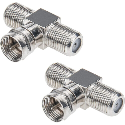 Coaxial Cable Splitter, Cable Splitter Coax T Connector Adapter 1