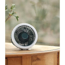 Cute Mini USB Fan Portable Desktop Fan Cold Air Cooler Ceiling Fan Night Reading Light For Laptop