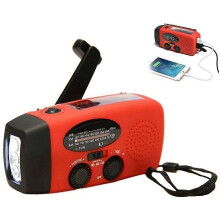Hand Crank Solar Radio With Torch,portable Radio With Usb Phone Charger