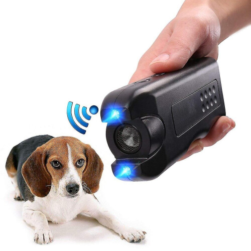 Handheld Dog Repellent Trainer, Anti Barking Device With Led Flashlight 1
