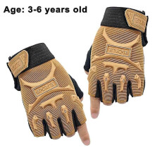 Children's Outdoor Sports Half Finger Non-slip Breathable Gloves