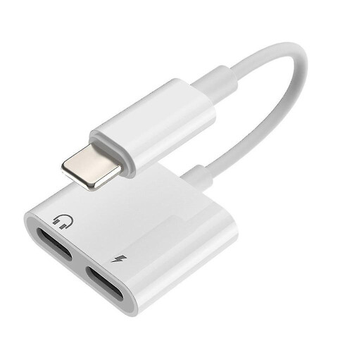 Lightning To Dual Lightning Headphones Adapter Converter For Iphone 1