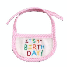 3 PCS Pet Saliva Towel Birthday Bib Embroidered Triangle Scarf Small Dog Collar, Size: Small(Pink