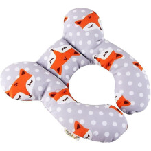 Baby Travel Pillow, Head And Neck Support Pillow For Child Seat, Newborn Stroller Car Seat Insert Pi