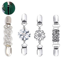 4 Pieces Vintage Sweater Shawl Clips Dress Shirt Brooch Clips For Girl