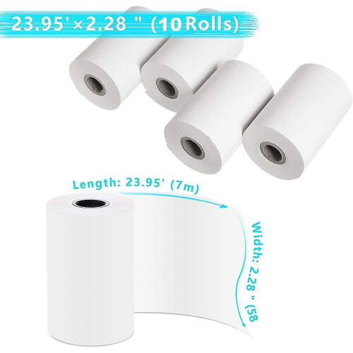 Children's Instant Camera Thermal Printing Paper, 10 Rolls 2