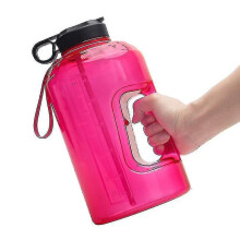 3.78l Straw Cover Outdoor Sports Large Water Bottle 1 Gallon Fitness