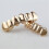 Hiphop Teeth Set Smooth Plane Teeth Braces Top & Bottom Teeth 4