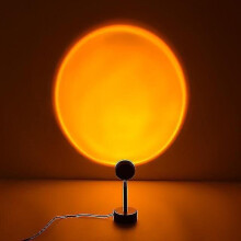 Nordic LED Sunset Floor Lamp For Indoor Decor Atmosphere Stand Lamp Bedroom Living Room