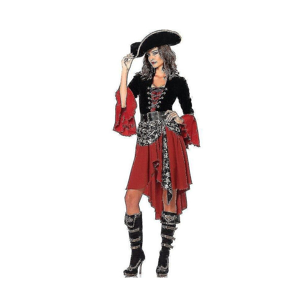 Sexy Pirate Cosplay Halloween Costumes For Woman Adults Robber