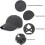 Womens Criss Cross Ponytail Baseball Cap Adjustable 5