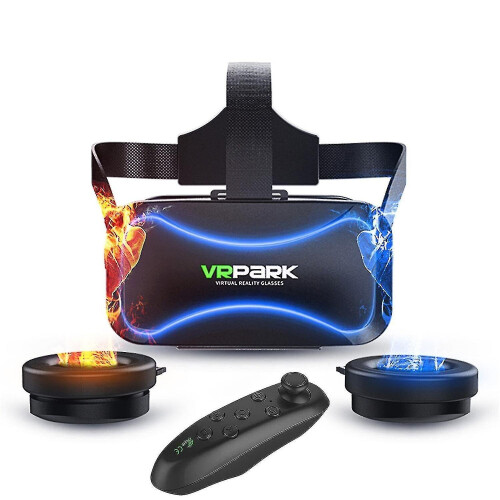 Virtual Reality Smartphone 3D Glasses VR Helmet With Remote Control For IPhone Android|3D Glasses 2