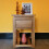 (Tall:40Wx35Dx55H) Console Table with 1 Drawer and Shelf 2