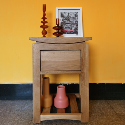 (Tall:40Wx35Dx55H) Console Table with 1 Drawer and Shelf 1