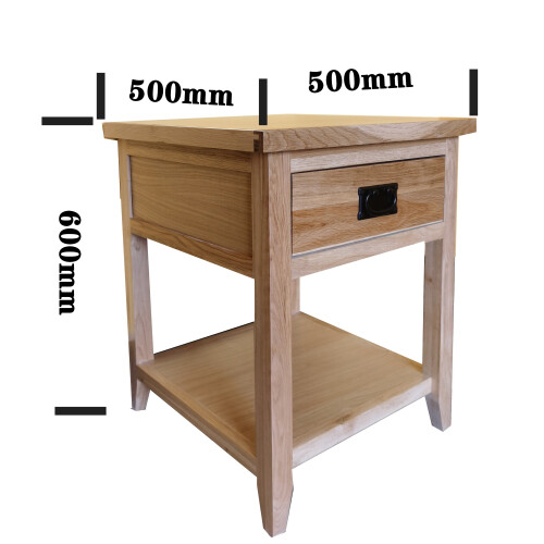 (Tall:40Wx35Dx55H) Console Table with 1 Drawer and Shelf