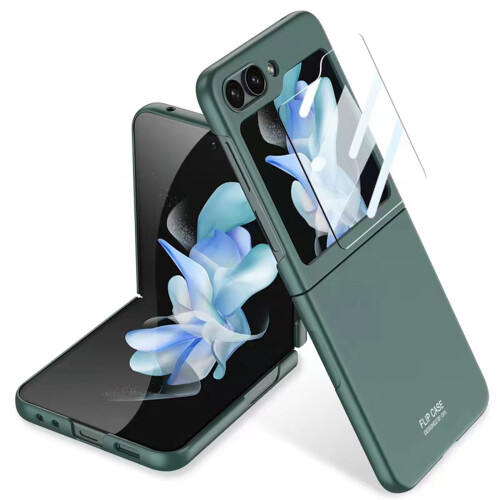 (green) for Samsung Galaxy Z Flip 5 5G Case, All-Inclusive Shockproof Case Protective Slim Case for Z Flip 5 2023