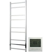 (600mm x 1395mm, Yes) Cumbria Stainless Steel Electric Towel Rails