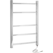 (600mm x 705mm, No) Cumbria Stainless Steel Electric Towel Rails