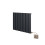 (660mm, Anthracite) Electric Luka Horizontal Aluminium Panel Radiators - 600mm High 1