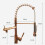 Full Copper Rose Gold Multi-Function Spring Dish Faucet High-Grade Hot and Cold Single Hole 360?Rotating Pull Kitchen Faucet 6