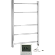 (500mm x 705mm, Yes) Cumbria Stainless Steel Electric Towel Rails