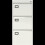 Bisley Filing Cabinet with 3 Lockable Drawers AOC3 White 2